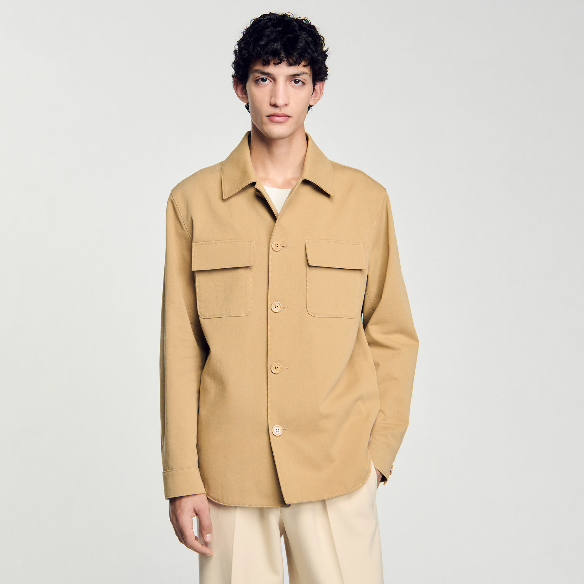 Overshirt with pockets
