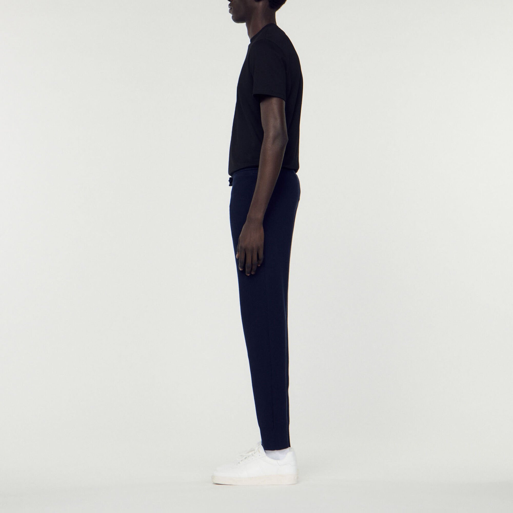 Knit jogging bottoms