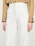 Wide-leg canvas trousers