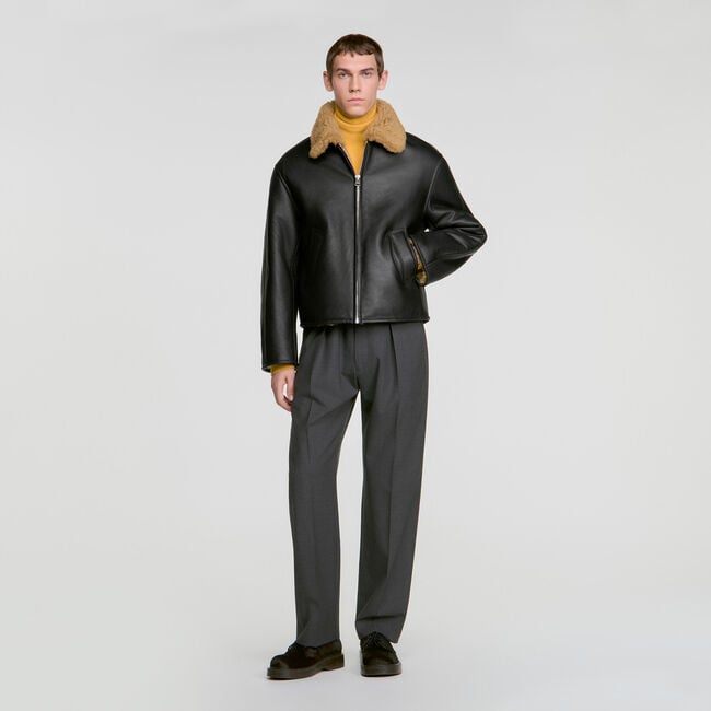 Shearling jacket - Men | Sandro