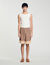 Patterned floaty Bermuda shorts