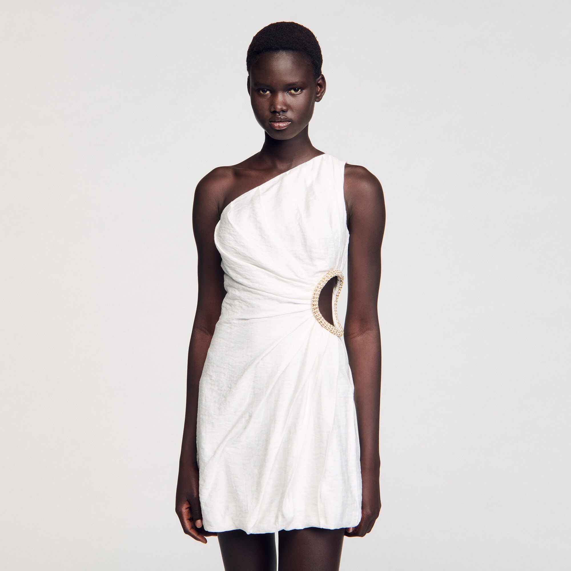 Short asymmetrical dress