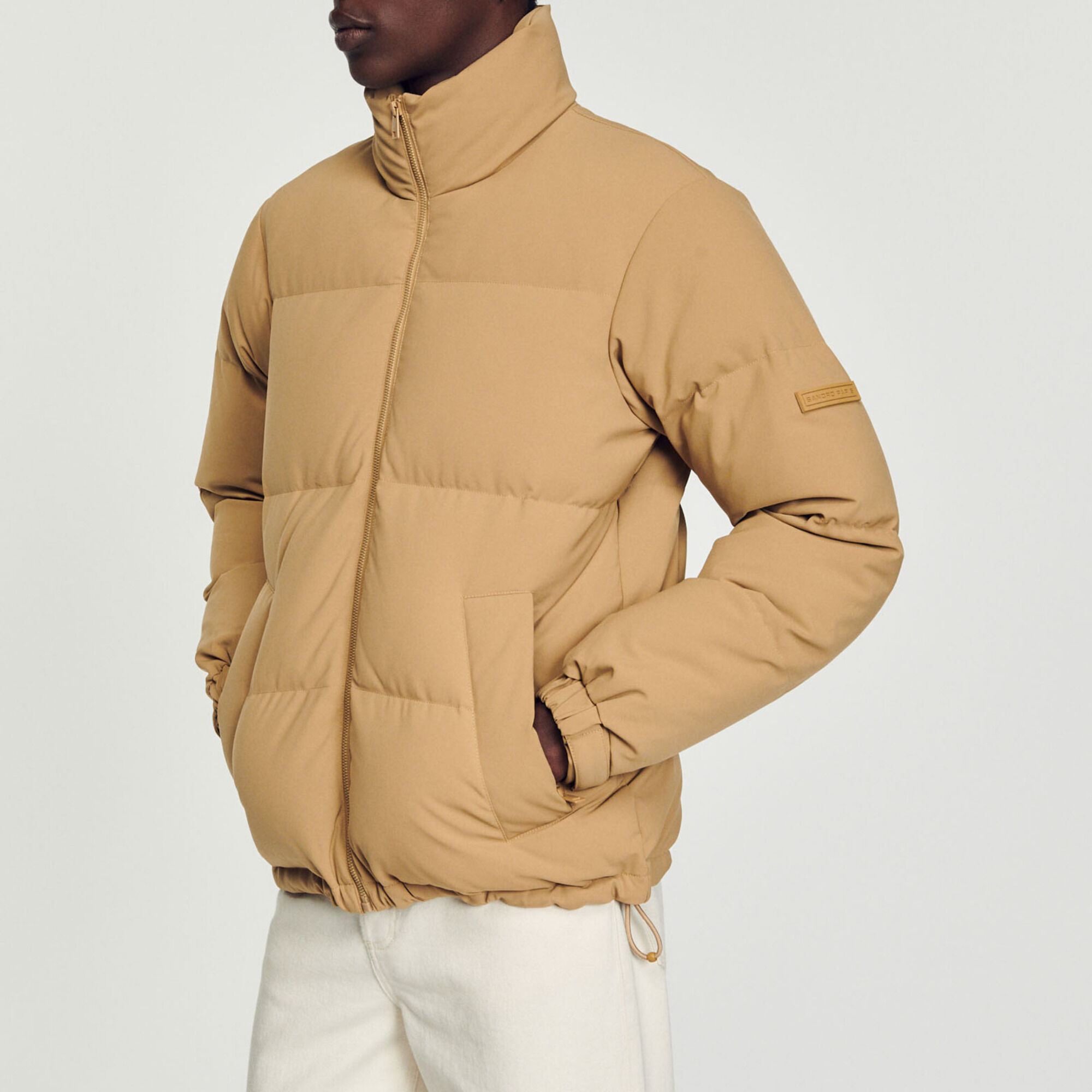 Sandro technical padded jacket hotsell