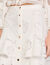 Long openwork cotton skirt