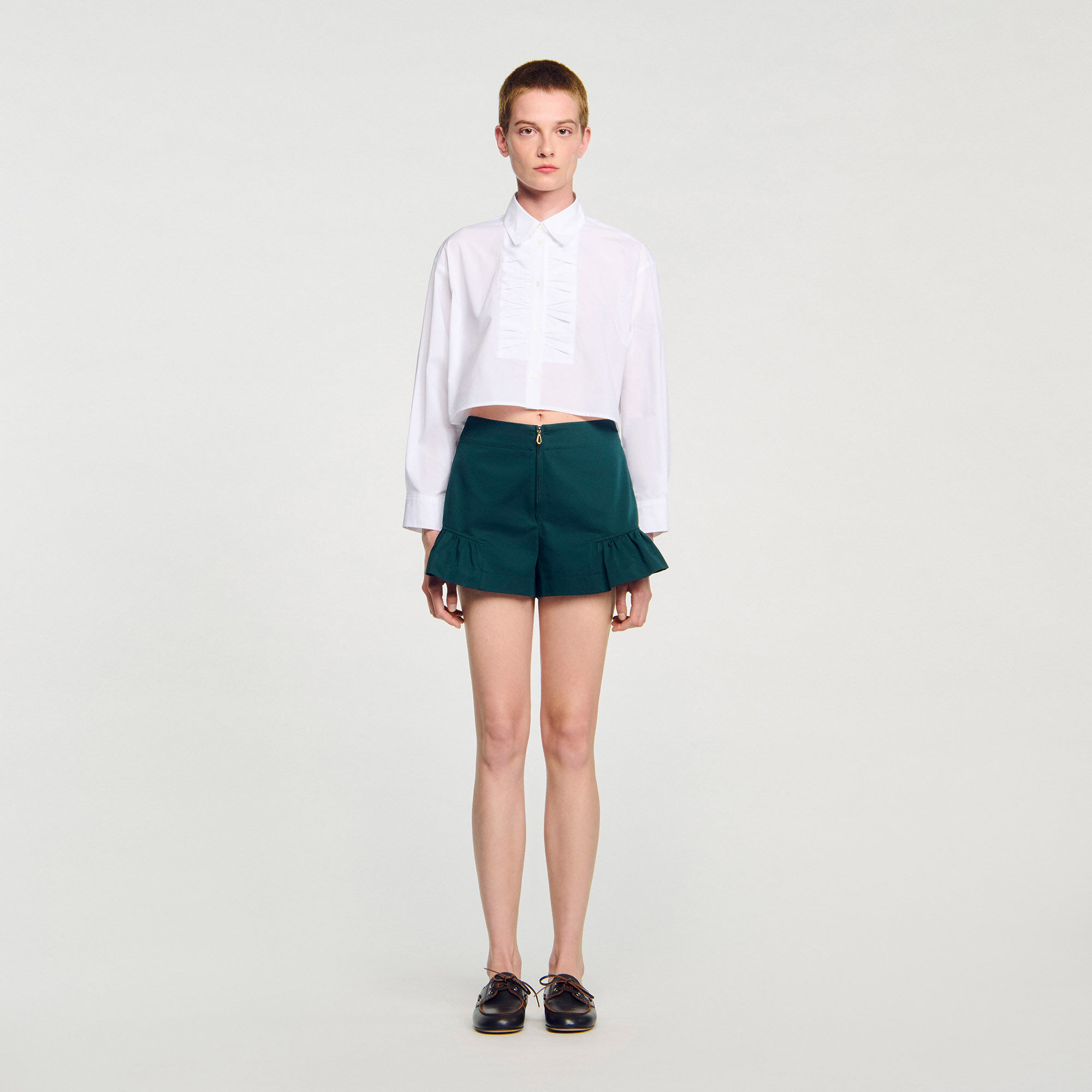 Ruffled shorts