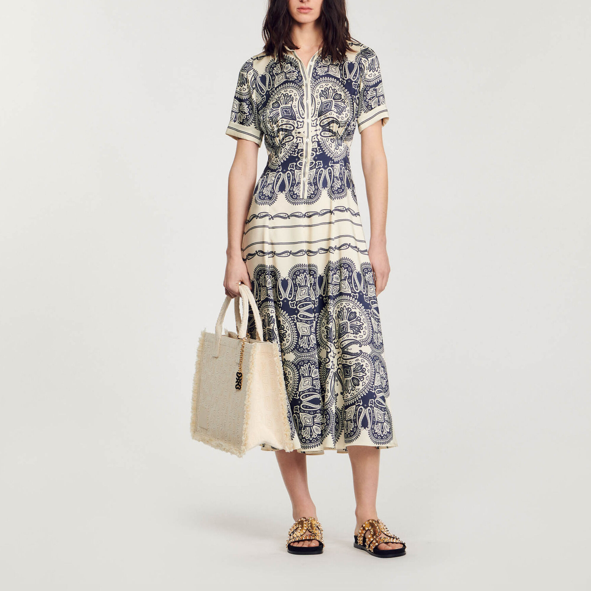 Robe sandro longue hotsell