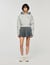 Hooded sweatshirt jacket