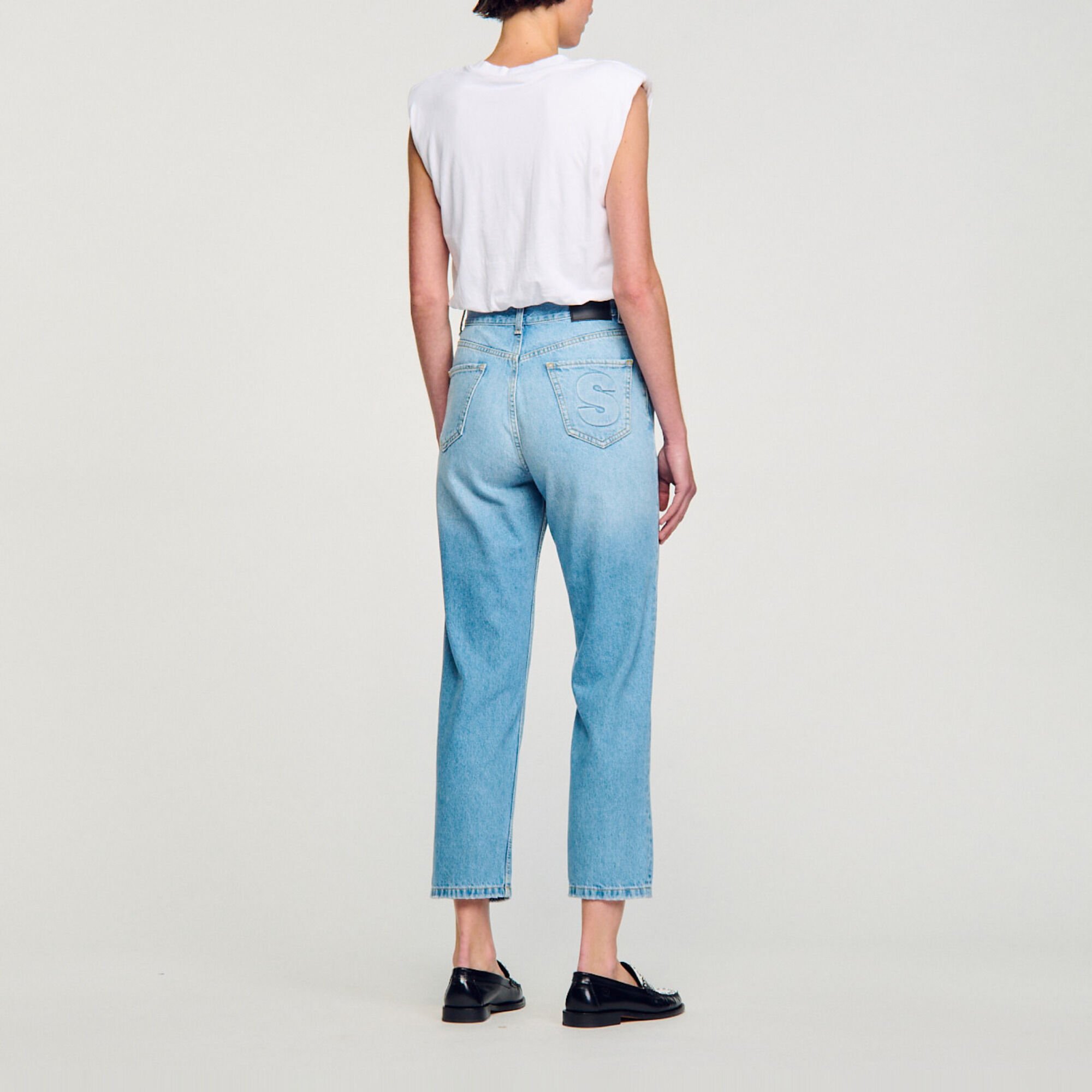 Short cotton T-shirt