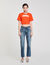 Crop top with cutaway design