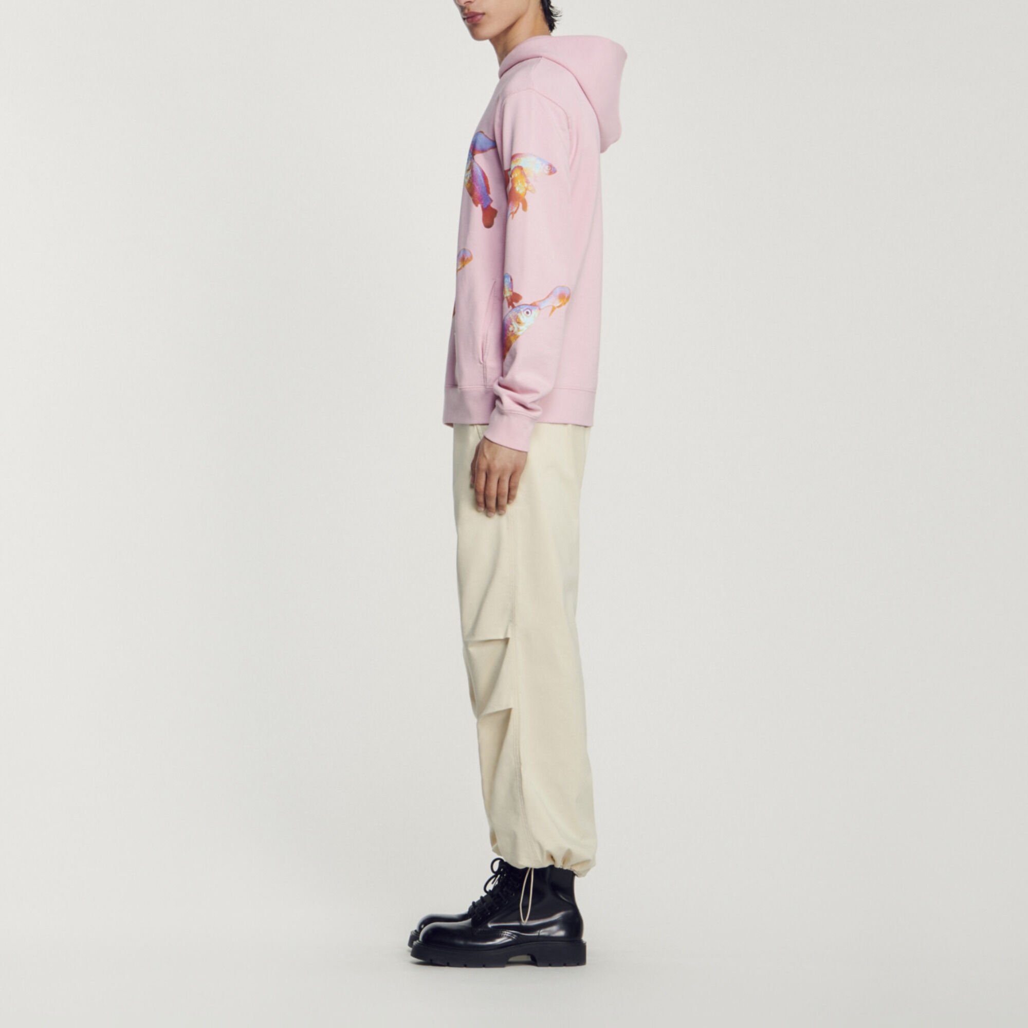 Hooded printed sweatshirt