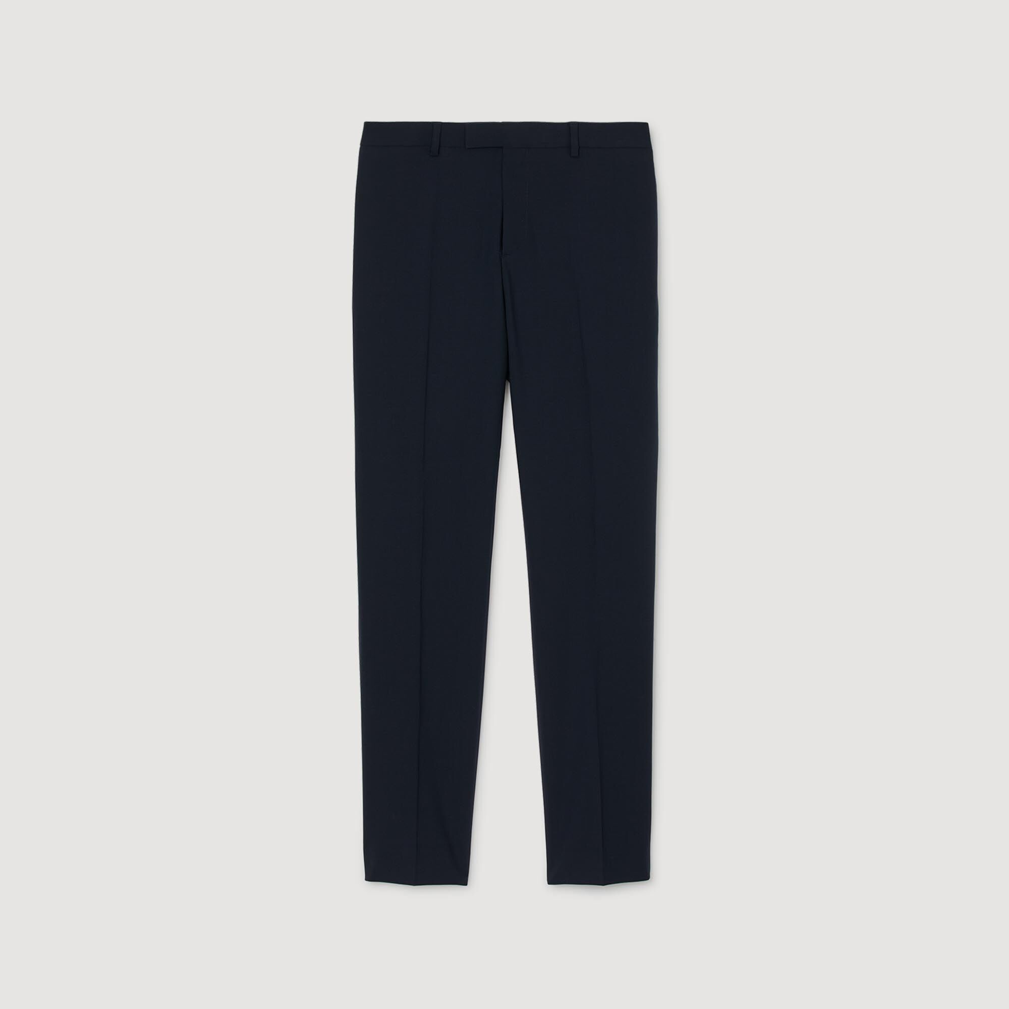 Wool suit trousers