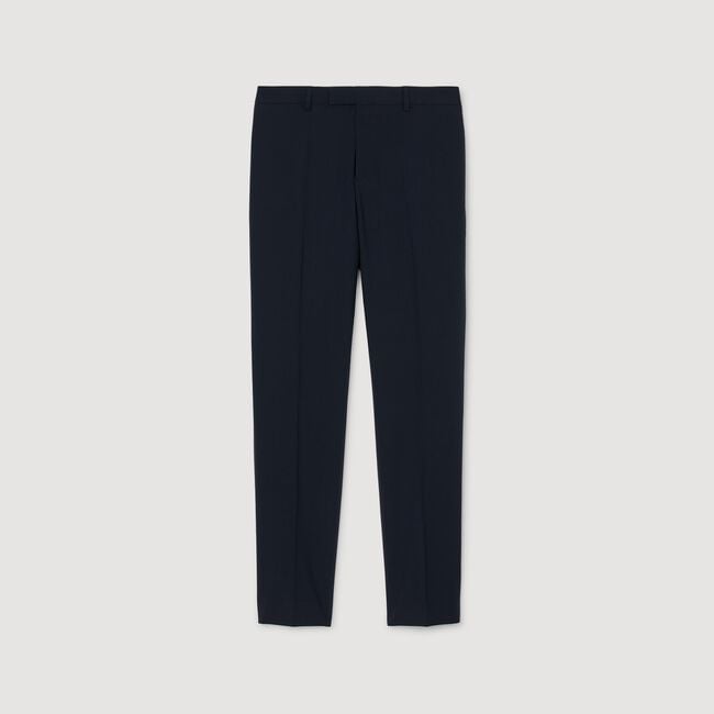 Wool suit trousers