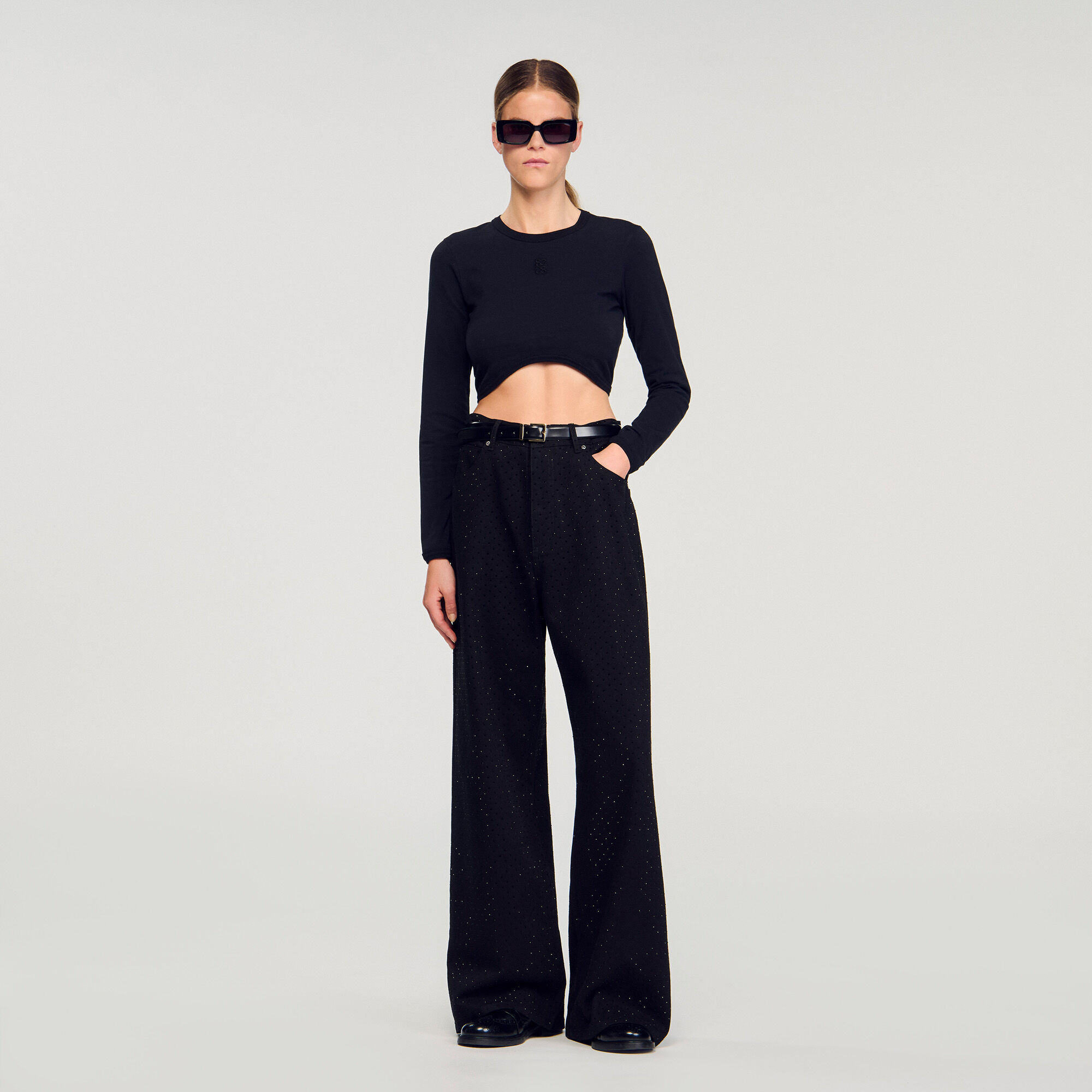 Long-sleeved T-shirts for women | Sandro Paris