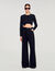 Cropped embroidered T-shirt
