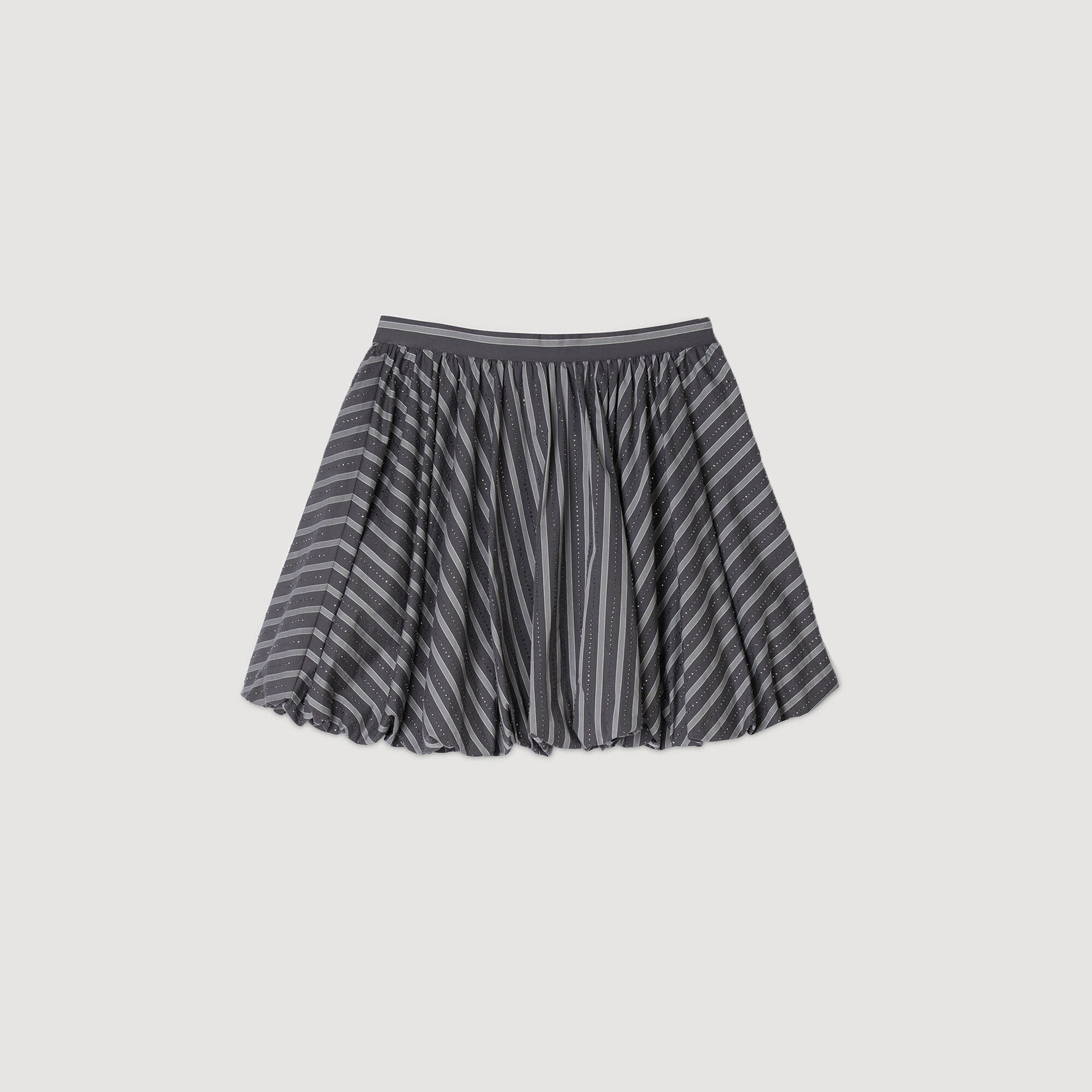 【海外限定】Sandroスカート☆Striped Pleated Woven Mini Skirt 海外限定】Sandroスカート☆Striped Pleated Woven Mini Skirt