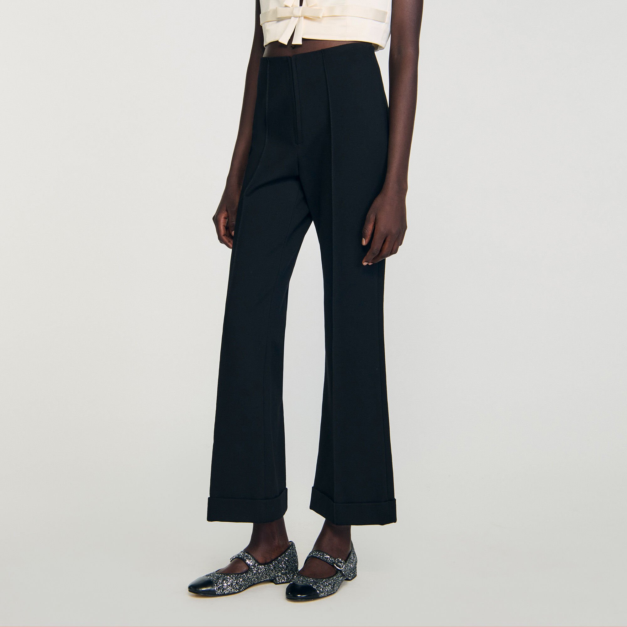Straight-leg trousers