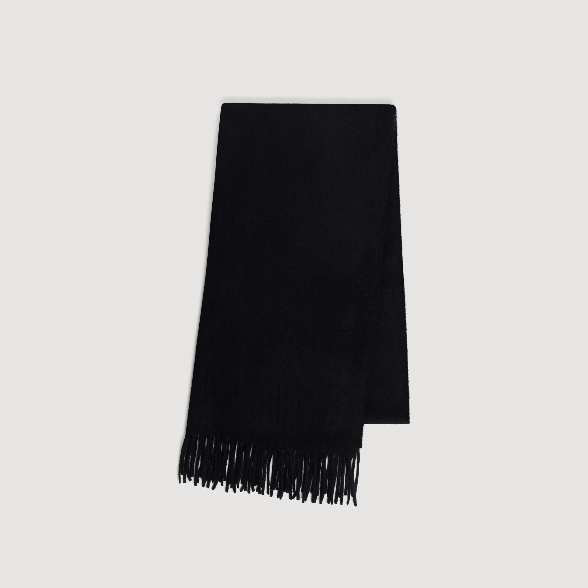 Wool and cashmere scarf