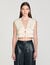 Satin crop top