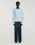Honeycomb stitch wool jumper