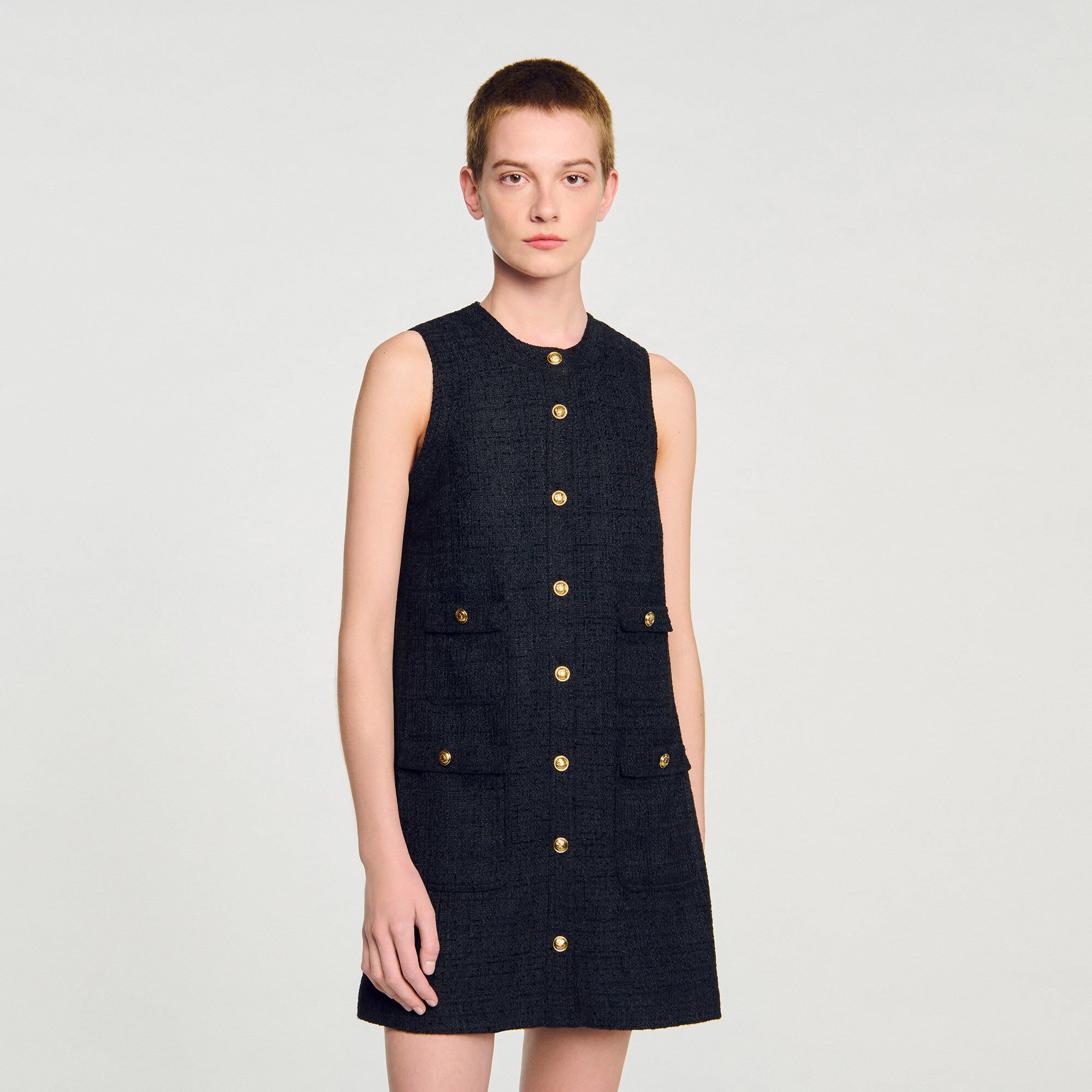 Short tweed dress
