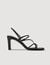 Sandals with narrow straps