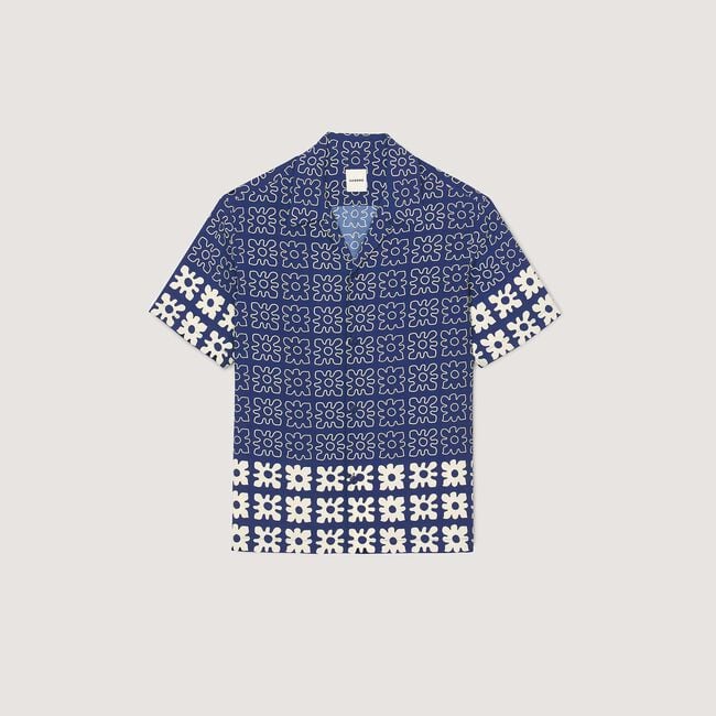 Floral motif shirt