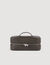 Grained canvas toilet bag