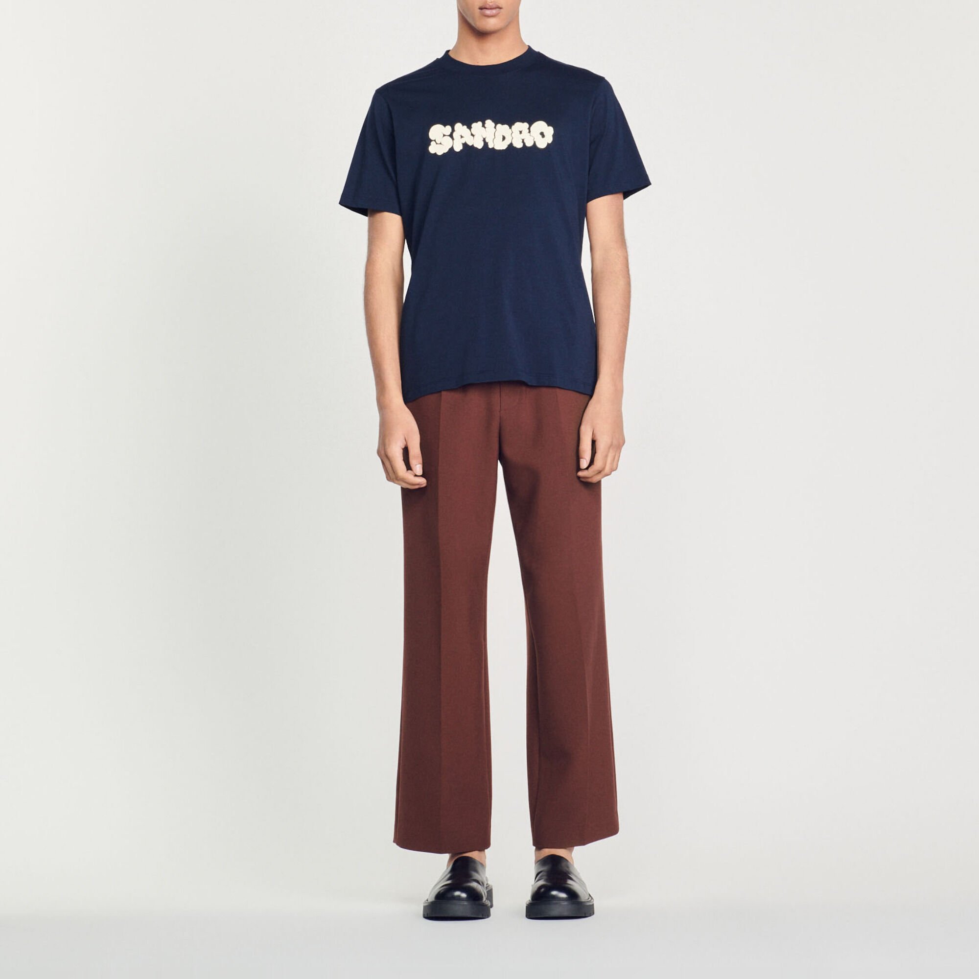 Sandro embroidery T-shirt