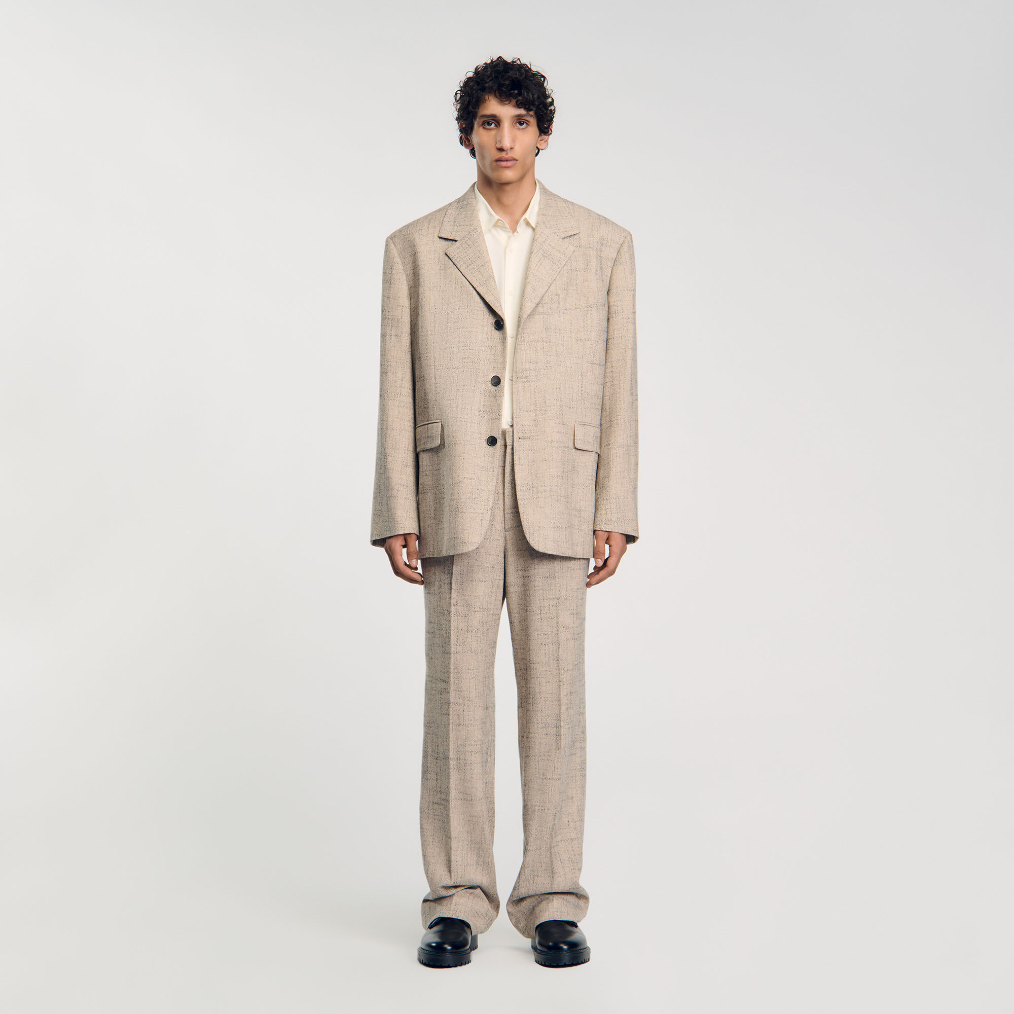 Sandro beige jacket hotsell