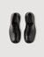 Patent leather derbies