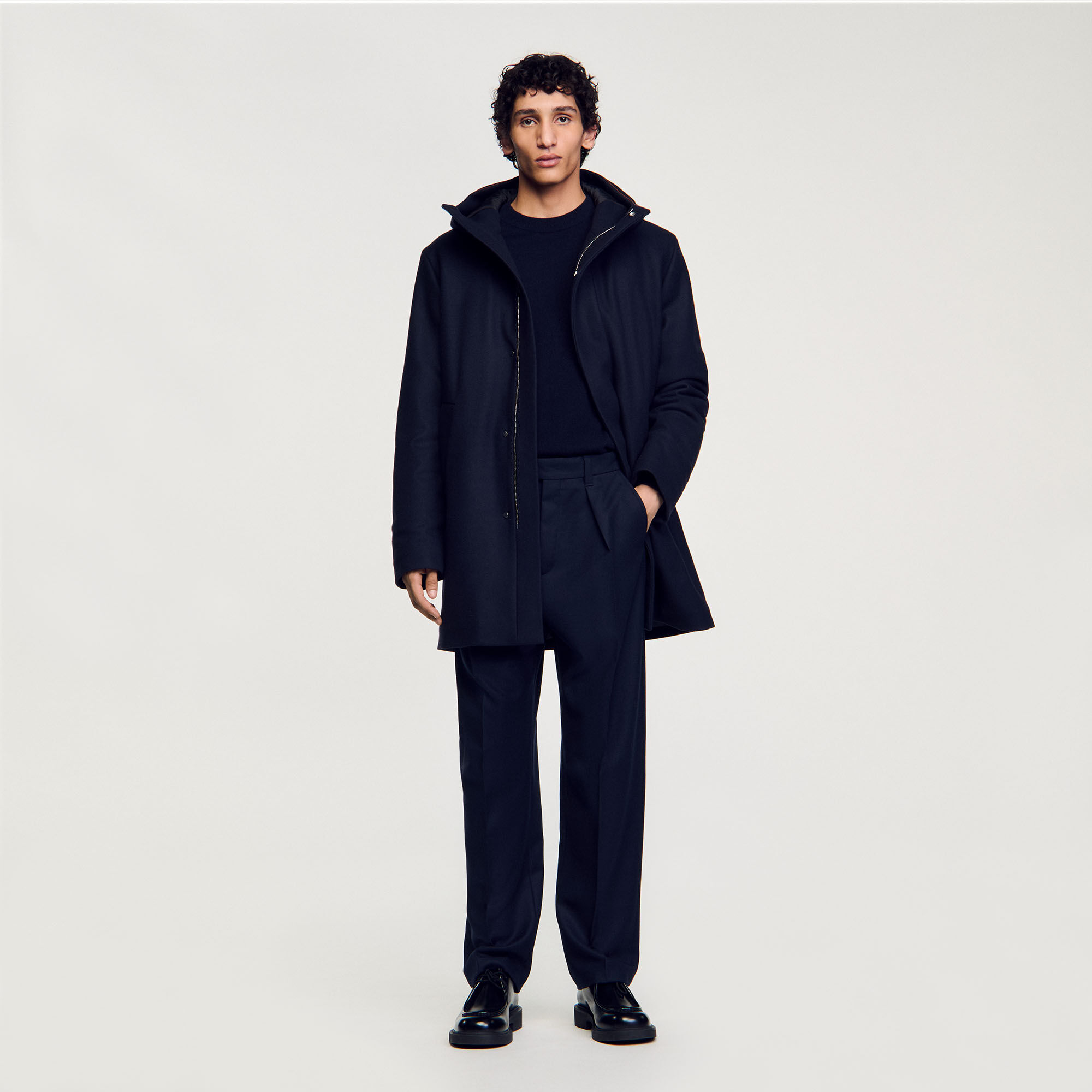 Sandro wool coat clearance
