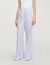 Rhinestone striped trousers