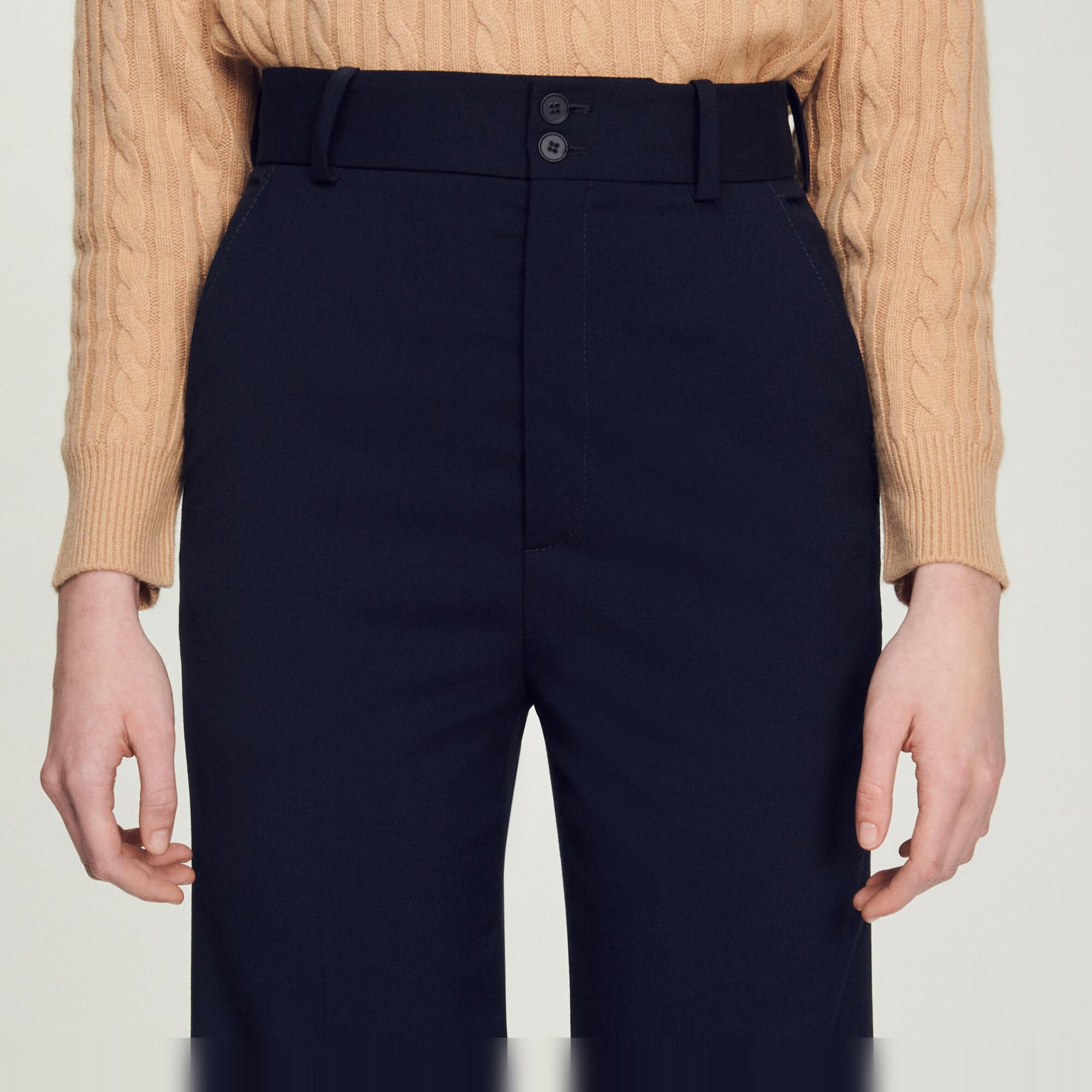 Straight-leg trousers