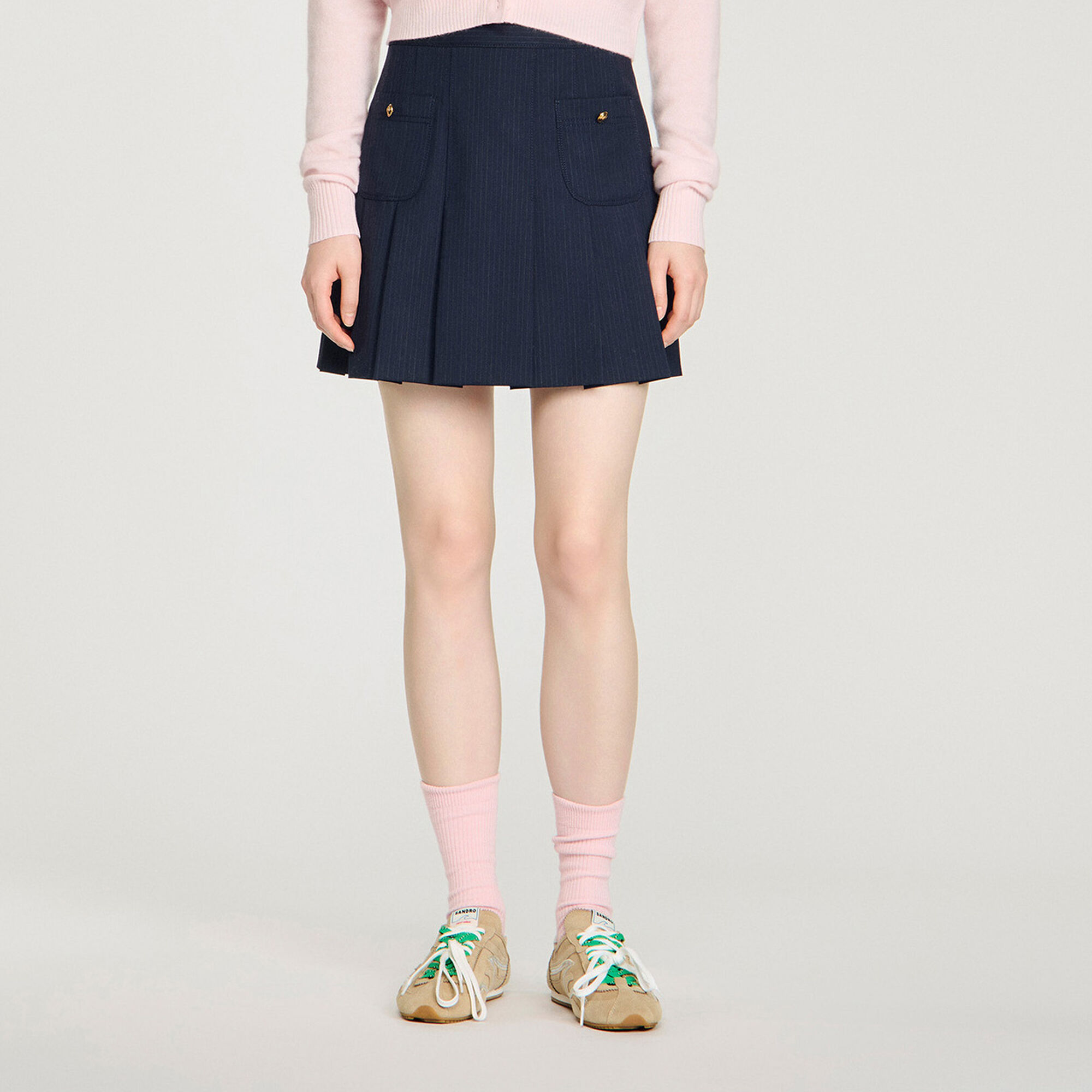 Light Wave suede trainers