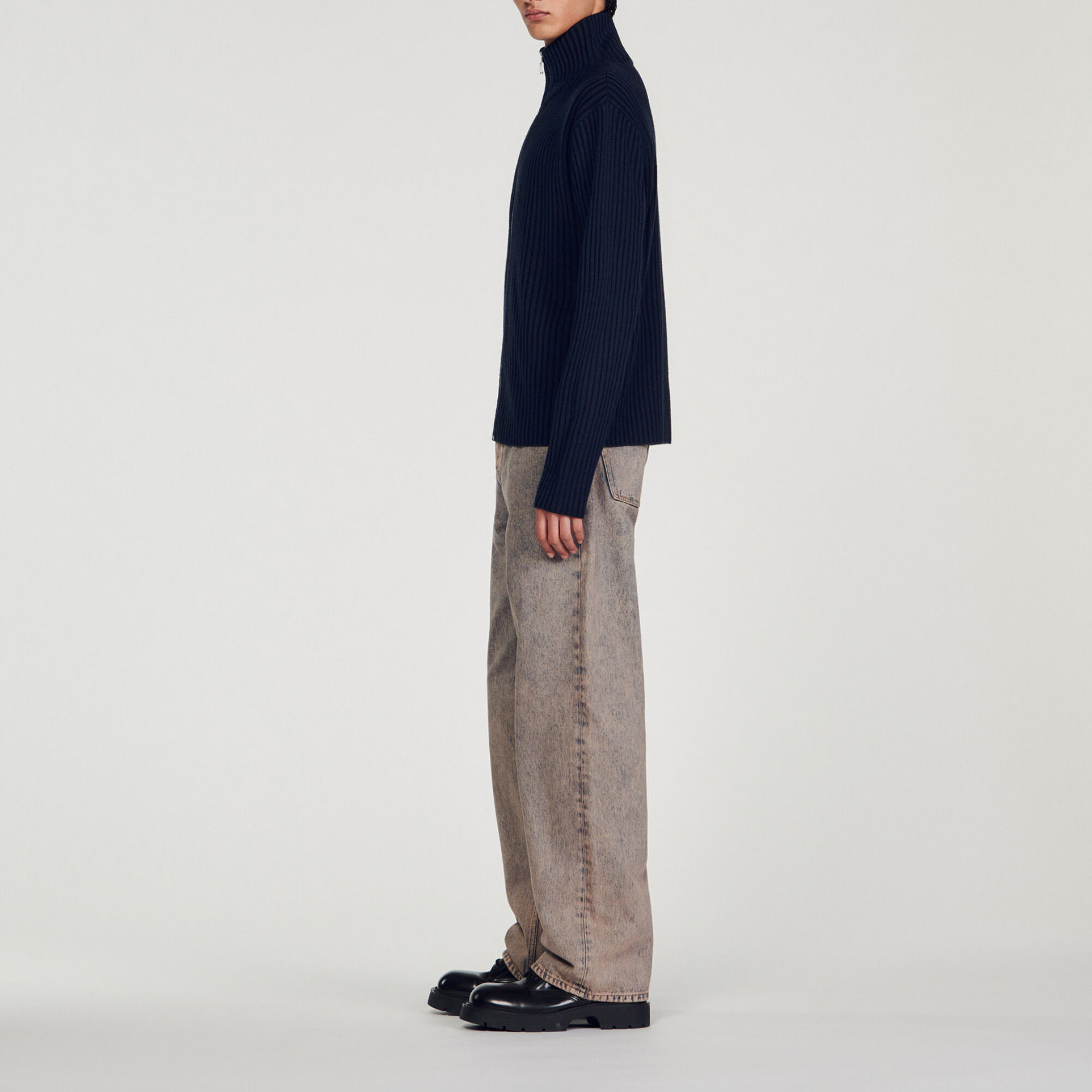 Ribbed cardigan