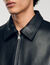 Plain leather jacket