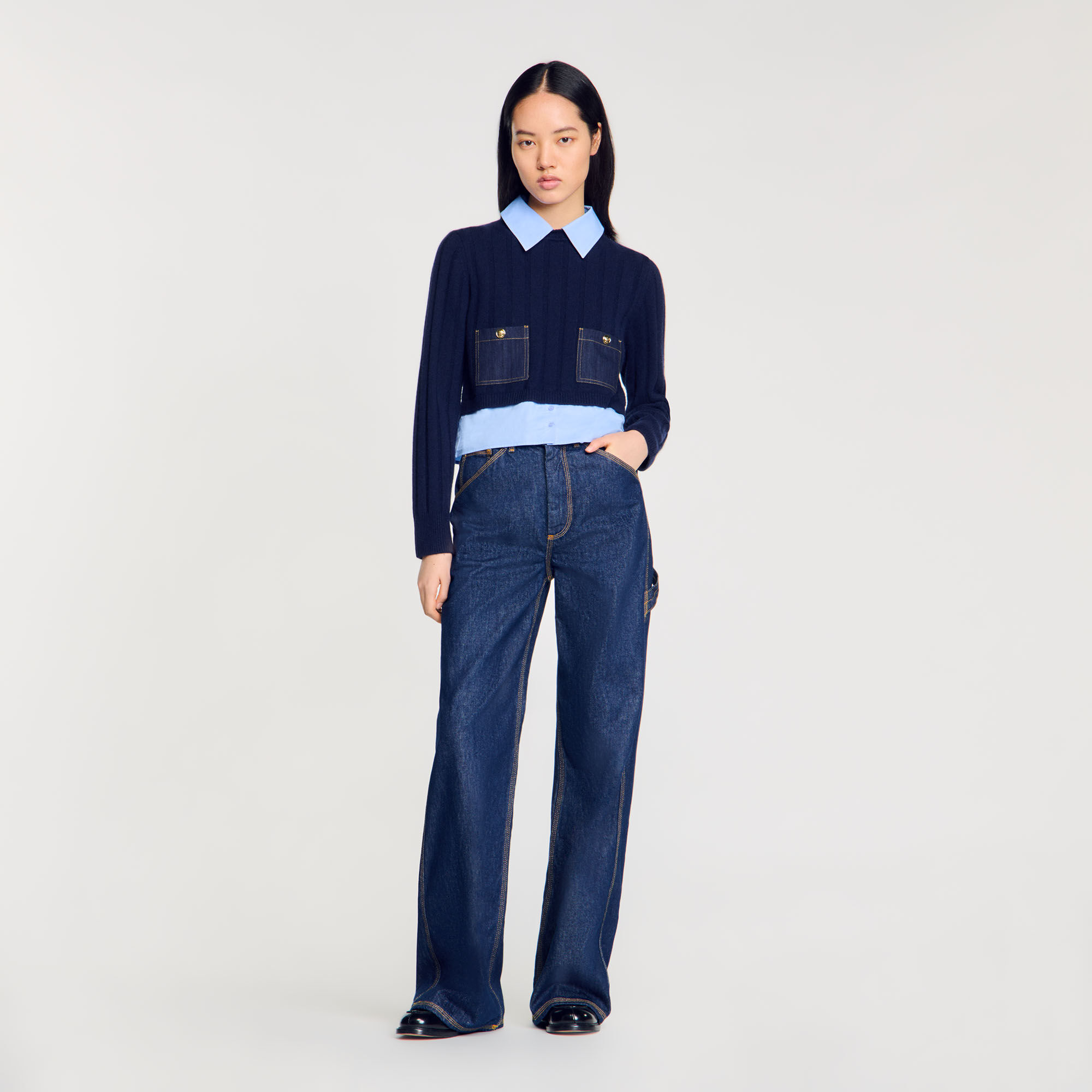 Layered effect jumper