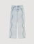 Jeans with rhinestone stripes