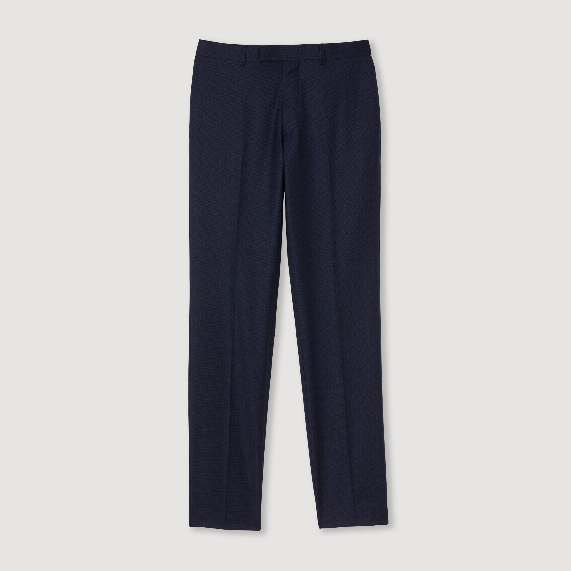 Stretch wool suit trousers