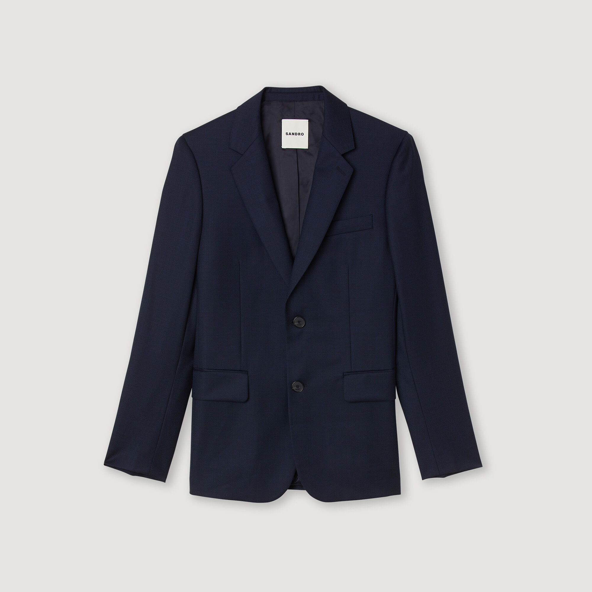 Virgin wool suit jacket