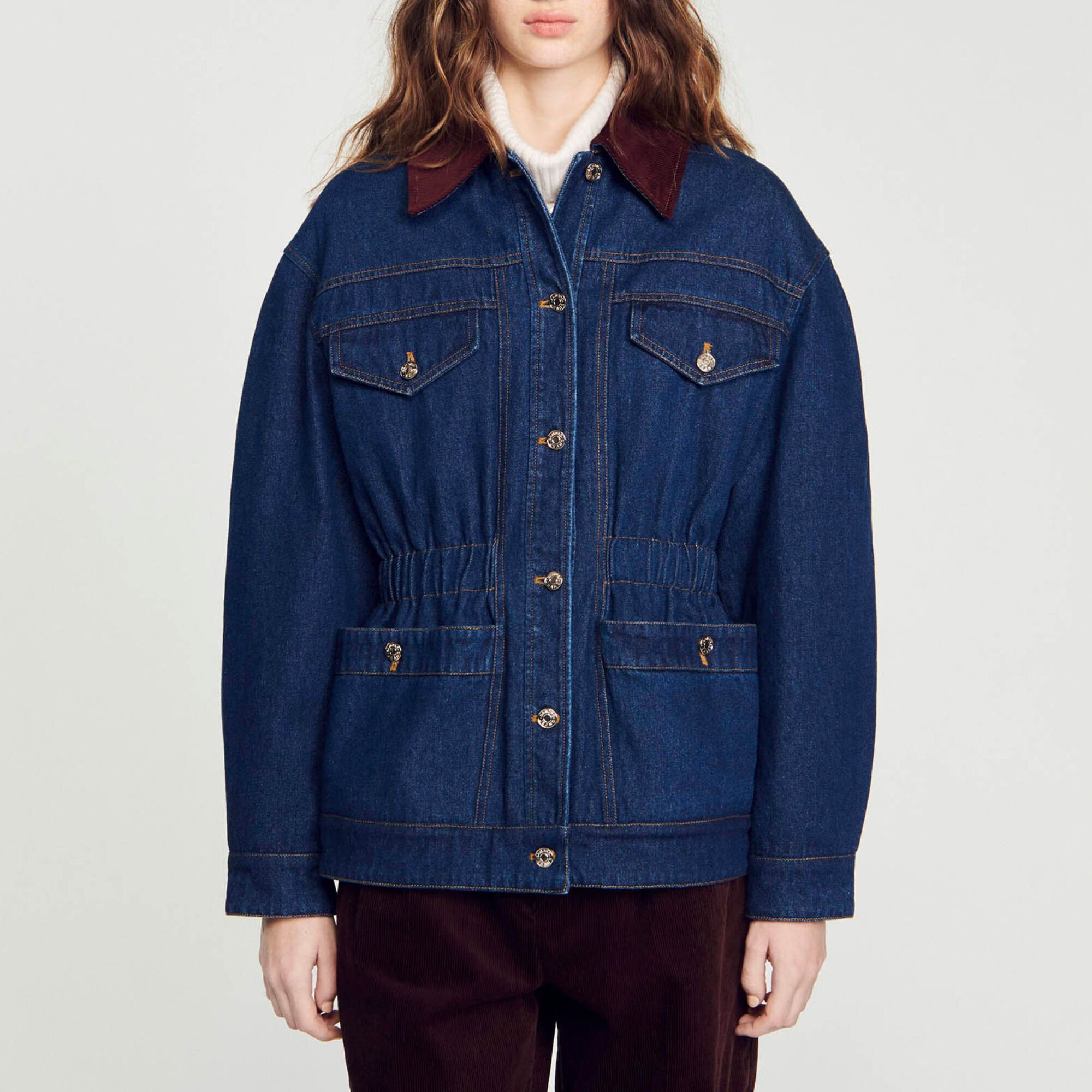 Reversible denim jacket