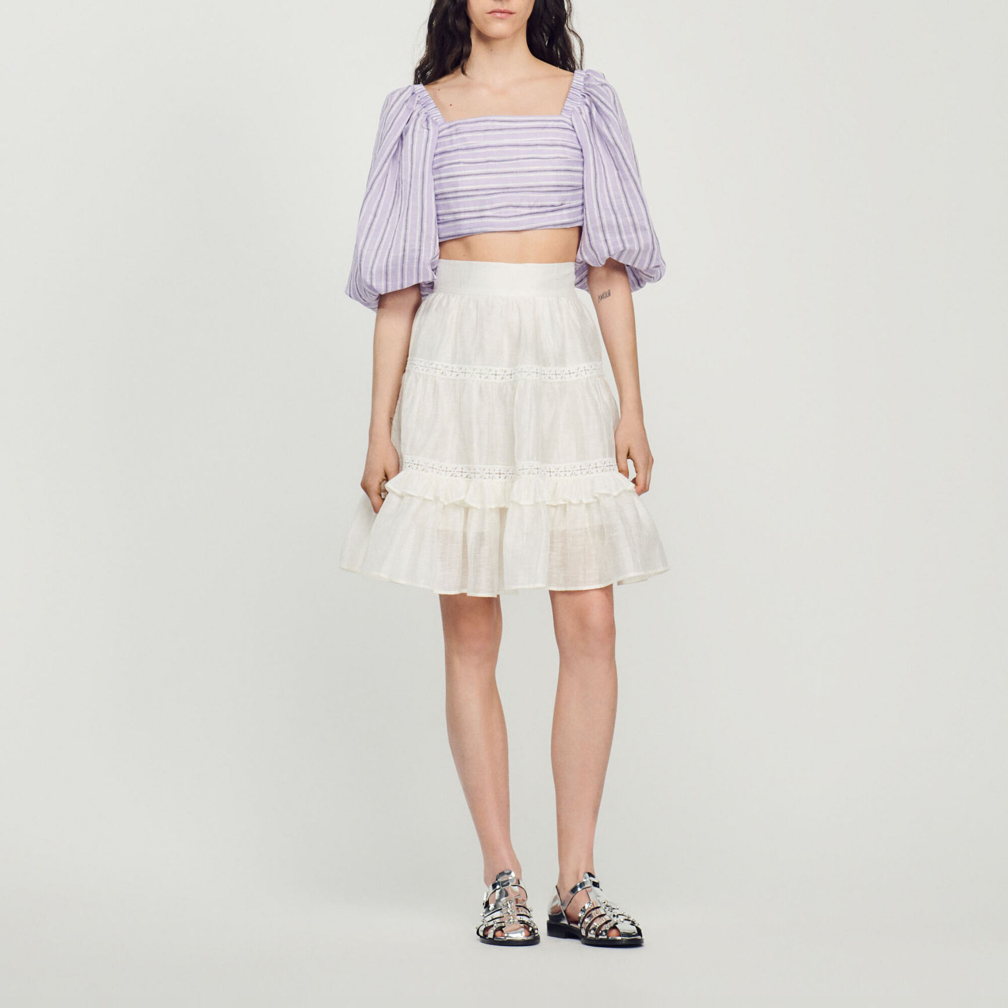 Short skater skirt