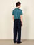 Wide-leg trousers in organic cotton