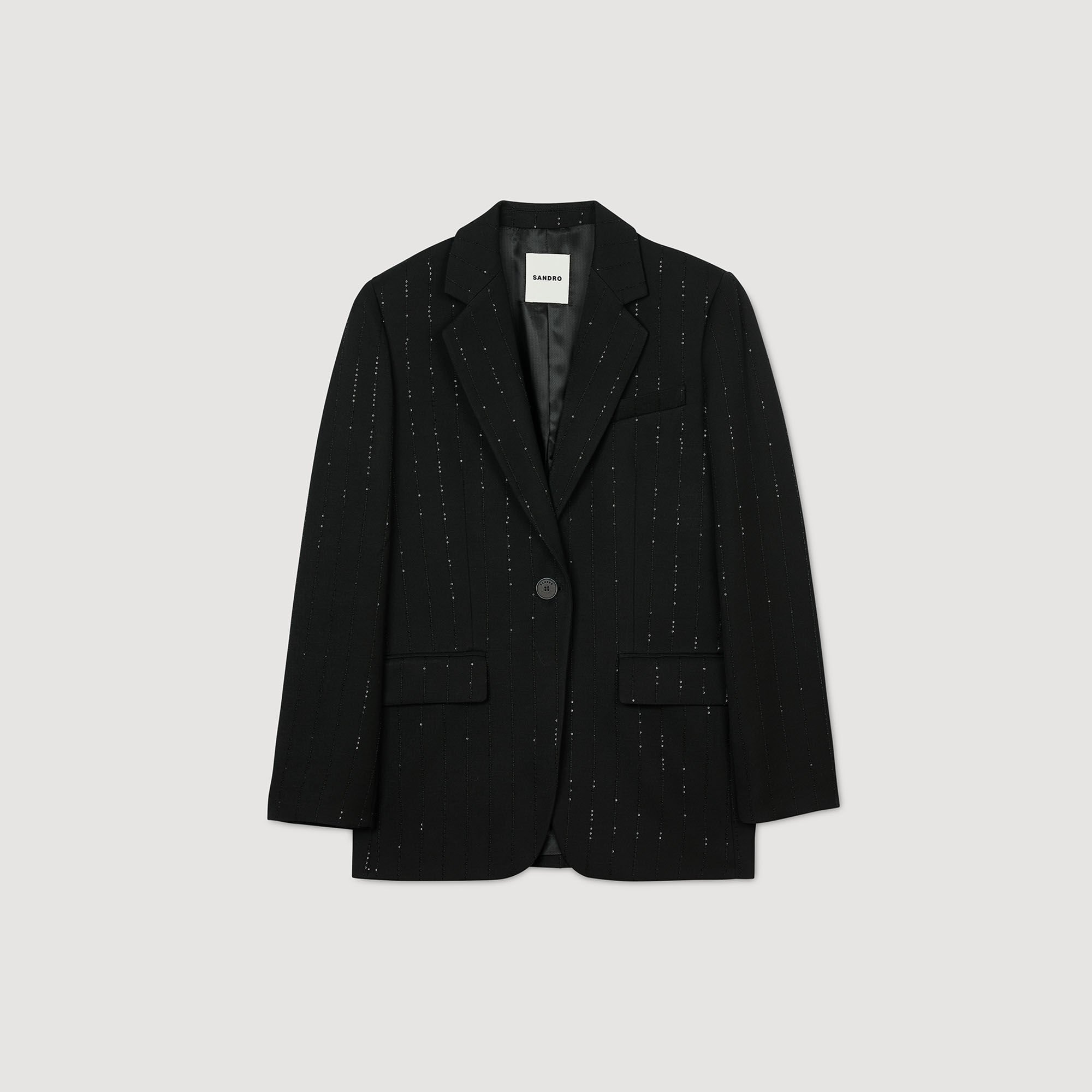 Sequinned suit jacket