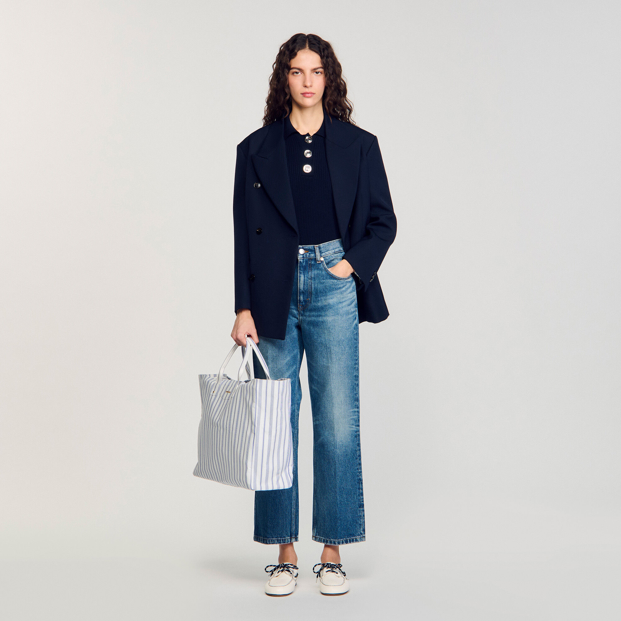 Polo-neck jumper