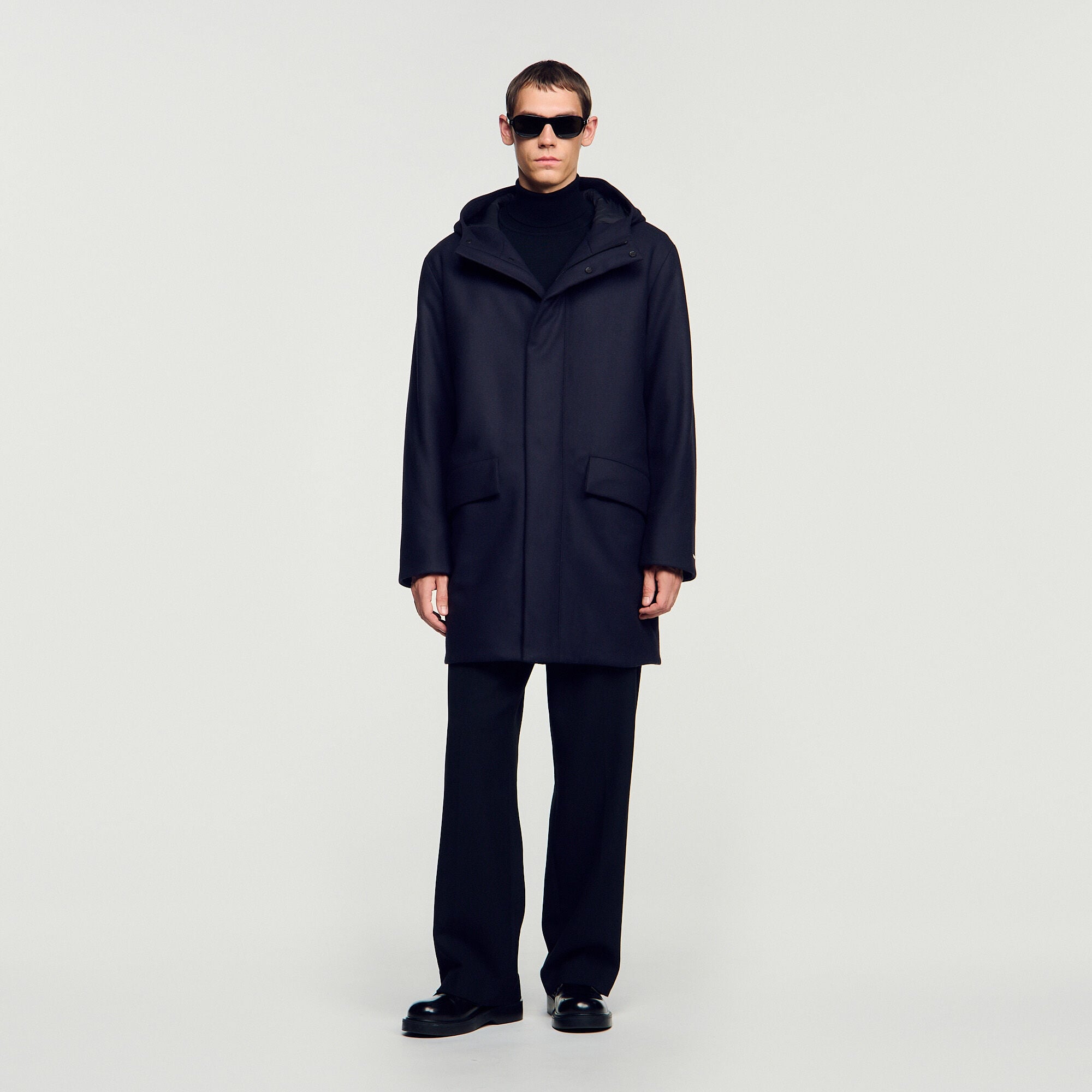 Wool and cashmere parka - Men | Sandro