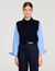 Tie-neck jumper