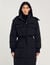 Long quilted jacket