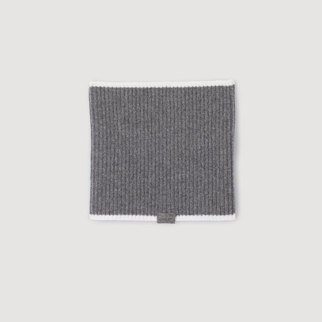 Ribbed knit neck warmer Ribbed knit neck warmer
