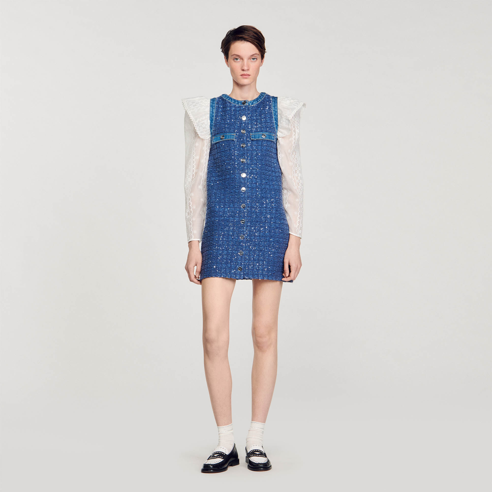 Tweed dresses for women | Sandro Paris